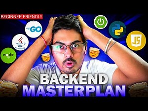 Masterplan of Backend development | Build any project after this