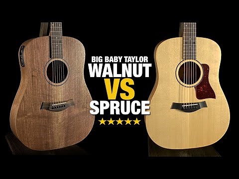 Big Baby Taylor (BBTe) - Walnut VS Spruce