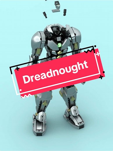 LEGO Dreadnought falling #LEGO #mecha #robot #fyp #dreadnought