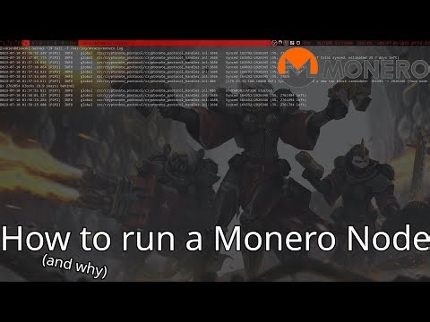 How (and Why) to run a Monero Node