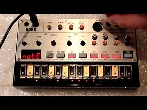 Korg Volca Bass Mods - fully installed VCO level demonstration