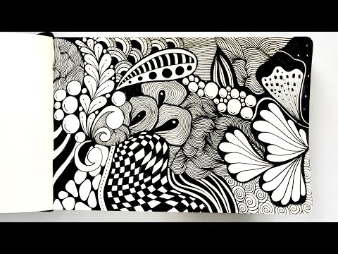 Drawing Zentangle Art | Easy Creative Zentangle Patterns