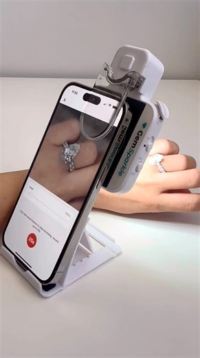 GemLightbox | Jewelry photography and videos | Black in your diamonds?💎😫 All the light is being blocked by your camera or shooting device… GemSparkle is the world’s first pocket sized... | Instagram