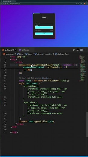 Login page using HTML and CSS #css #webdesign #webdevelopment