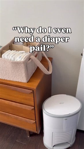 Garbage bag vs diaper pail? Here’s why diaper pails win every time. A regular trash bag doesn’t stop odor, it just stores it until the whole nursery smells like dirty diapers. Why a diaper pail is worth it: • Built to trap diaper smell, not spread it • Hands-free step pedal keeps diaper changes quick and cleaner • Keeps odors contained between garbage days • Helps reduce constant trips to the outdoor bin • Designed for daily diaper changes without overflowing fast Why the Dekor Diaper Pail is a