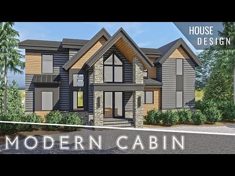 Modern Cabin House Design Walkthrough