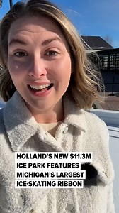 541K views · 3.7K reactions | : https://l.mlive.com/vqiapp Holland has transformed its famous tulip park into a winter wonderland with the state’s largest ice-skating ribbon. The new Holland Ice Park that includes a 14,000-square-foot ice-skating ribbon, curling rink, fire pits, picnic areas and concessions. (Joel Bissell & Lindsay Moore | MLive) | MLive.com | Facebook