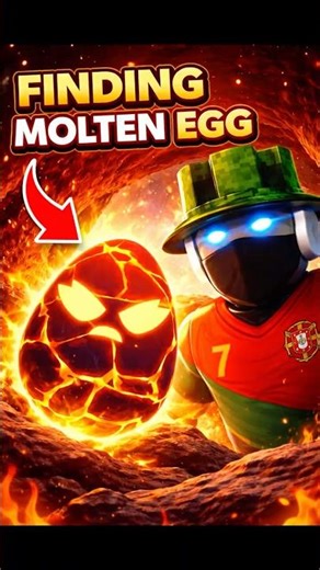 Finding the molten lava egg in blox fruits #bloxfruits #bloxfruitsguide