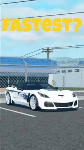 Police Teams Fastest Car! #erlc #roblox