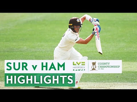 Ollie Pope 127 Sets Up Victory | Surrey v Hampshire | LV= County Championship 2022 - Highlights
