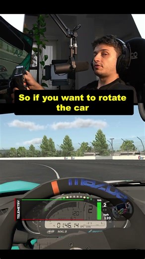 Rotate the car with the brakes #simracing #iracing #gaming #racingsimulator #gt7