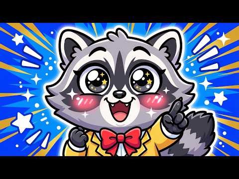 ¡El Mapache Va a la Escuela! 🦝 Canción Infantil