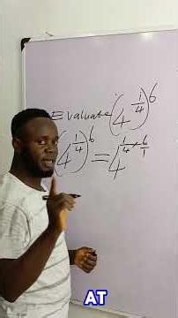 How to solve indices step by step.