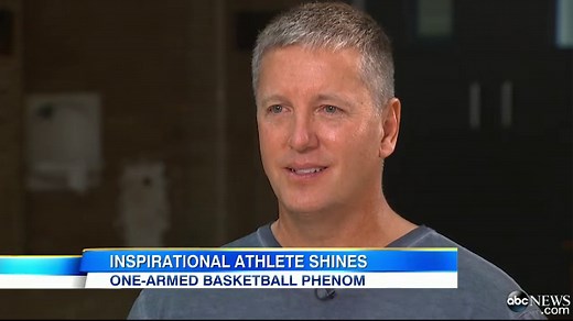 One-Armed Basketball Player Beats the Odds