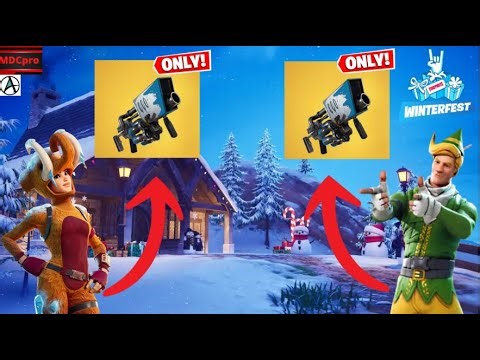 We Tried the Snowball Launcher Only Challenge in Fortnite Winterfest 2025