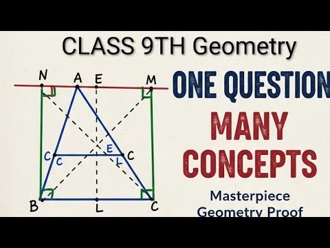 Class 9 Math l The Ultimate Geometry Proof | Converse of Midpoint & Congruency