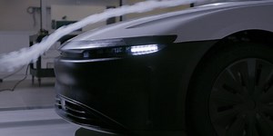 How’s this for aerodynamic? The Lucid Air’s drag coefficient is only 0.21