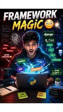 From Confusion to Clarity Using Framework 😳 #shorts #telugu #framework #backend #python #programming