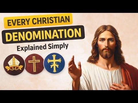 Every Christian Denomination Explained Simply (Catholic, Protestant, Orthodox & More)