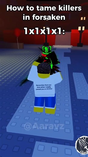 100% BANNABLE TAMING TECH 😭 #roblox #forsaken #funny