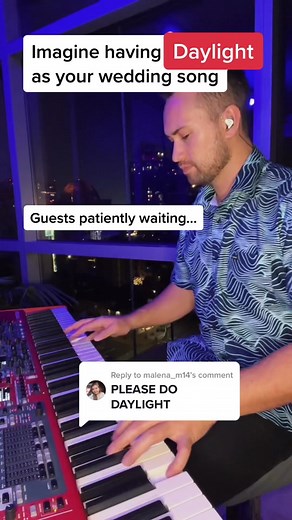 Daylight Taylor Swift Wedding Piano Cover