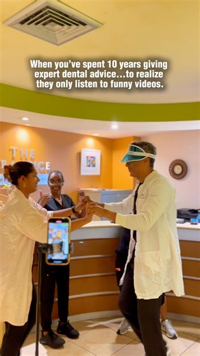 When you’ve spent a decade in dental school… just to be told your next assignment is social media. 🤣 #WhyYuhSooo . Kidding! We’re actually loving the chance to connect with you all here — and hey, getting double the smiles is definitely a win in our books! . . . #ThePractice #TrinidadDentist #DentalCare #OralCare #DrBartholomew #TrinidadAndTobago #HealthCare #Dental #DentalAnxiety #DentalHumor #DentalExpert #Trinidad #PortofSpain | The Practice