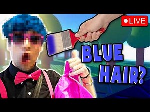 Let's Dye MiniToon's Hair Blue... (+ Eye Reveal)