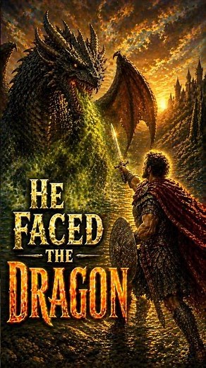 Saint George vs the Dragon 🐉 | The Moment He Faced the Beast ⚔️ #Shorts