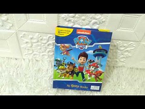 My Busy Book Paw Patrol includes a Storybook, 10 Toy Figurine