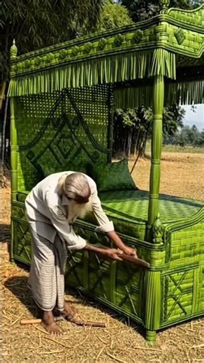 Amazing Bamboo Bed Making | Pure Handmade Bamboo Craft | Village Artisan Skills