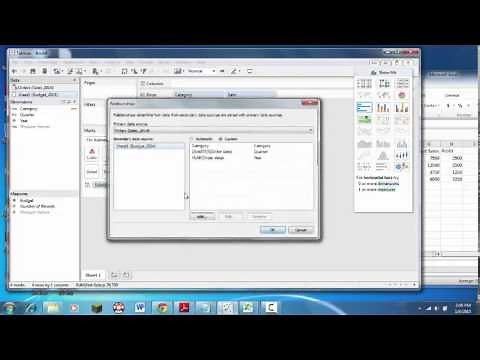Tableau budget vs actuals