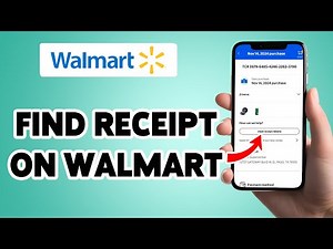 How To Find Receipt On Walmart 2025 | Get, View Walmart Receipts Online | Walmart App