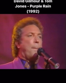 Classic Rock Moments In History on Instagram: "David Gilmour & Tom Jones - Purple Rain (1992) Flashback: Tom Jones, Pink Floyd’s David Gilmour Cover Prince’s ‘Purple Rain’ in 1992 To mark the eighth anniversary of Prince‘s death this week, the producers of the Grammys put together an all-star tribute to the Purple One with performances of his songs by John Legend, the Foo Fighters, St. Vincent, Morris Day and the Time, and many others. Strangely absent from the festivities, though, was “What’s N
