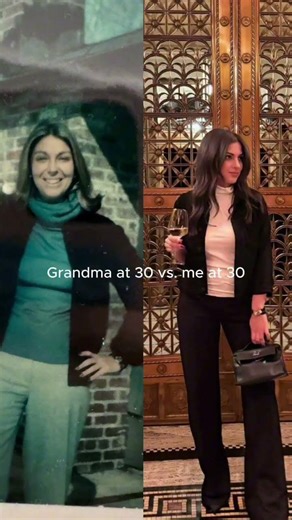 Me at 30 and grandma at 30