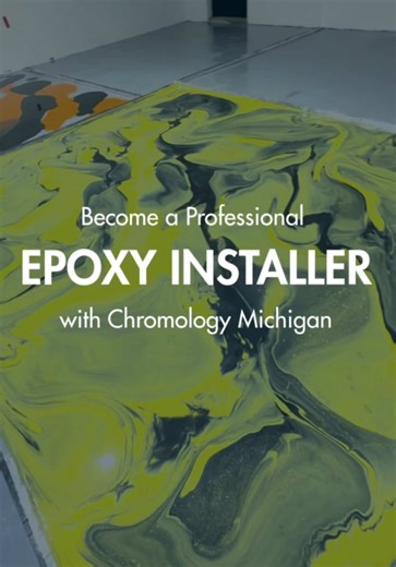 Epoxy 101 | Course Recap @chromology.michigan x @kal.kreatess Epoxy 101 was a three-day, hands-on training experience designed for installers who want to understand epoxy systems the right way-from the ground up. Over the course of the training, attendees worked directly with professional-grade materials while learning proper surface preparation, system build-ups, metallic epoxy techniques, flake floors, and finishing methods used on real job sites. . This wasn't a demo or a sales pitch. It was 