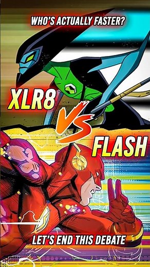 XLR8 vs The Flash — Who Actually Wins The Speed War? (Ben 10 vs DC) #ben10 #vs #flash #dccomics #dc