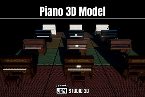 Piano 3D Model | 3D Props | Unity Asset Store