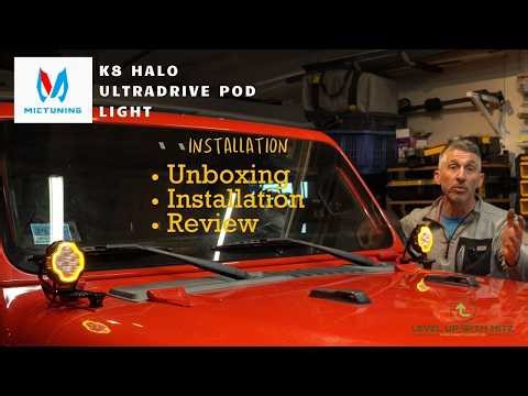 Upgrade Your Jeep Gladiator Lighting: Mictuning K8 Pods Install