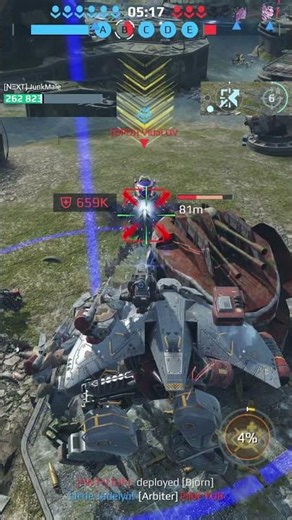 #Waymaker versus Atlas and Indra #warrobots War Robots #gaming #wr #titanslayer