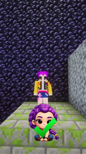 Kpop Demon Hunters VS Cave Wall Jump 6🫣 #minecraft