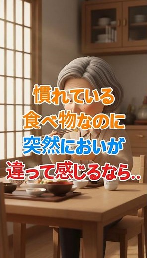 においが突然変わる人へそれ、脳の解釈が変わっているかもしれません.#嗅覚異常, #においの変化, #脳の働き, #神経信号, #シニア健康 #シニア健康 #雑学 #60歳代