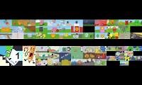Mix of 8 videos from youtube : BFDI BFDIA IDFB BFB Played at Once