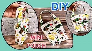 59K views · 1.5K reactions | Easy Diy Mini Pouch Bag Sewing Tutorial At Home | Step by Step | For A Gift | | P&K Handmade | Facebook