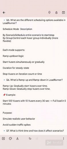 Here is the full detailed set of LoadRunner Interview Q&A on Scenario Design & Controller#controller
