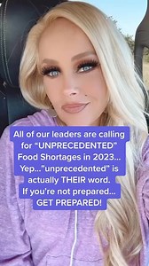 7.2K views · 71 reactions | A warning, perhaps….? . . . . #preparedness #foodstorage #prepping #emergencypreparedness #prepper #shtf #shtfready #survivalist | LadyRedneck | Facebook