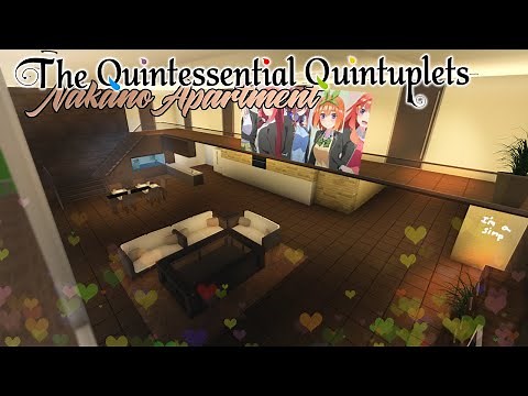 (130k) Modern Japanese Apartment -The Nakano Apartment // Bloxburg Anime Speedbuilds
