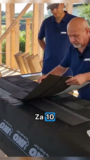 Zobacz, co stało się z gontem po 10 minutach!