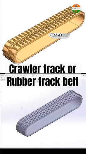 🚜 SolidWorks Hack: Easy Crawler Track Belt!