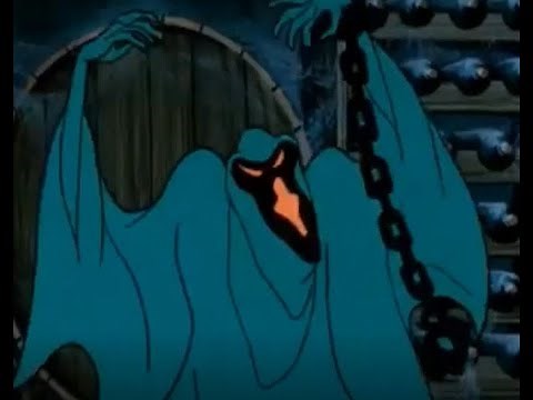 The Phantom Shadow pursues Shaggy and Scooby for ten minutes