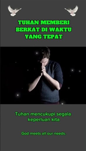 TUHAN MEMBERI BERKAT DI WAKTU YANG TEPAT